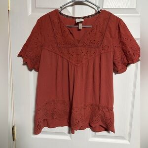 Knox Rose Lace Blouse XL